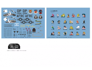 Freewing A-10 V3 Thunderbolt II Twin 64mm EDF Jet Decal Set 